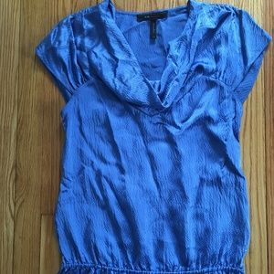 BCBG Satin Cowl Neck top